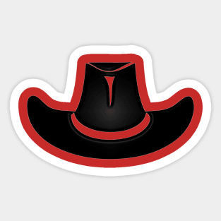 Western Era - Cowboy Hat 2 Sticker